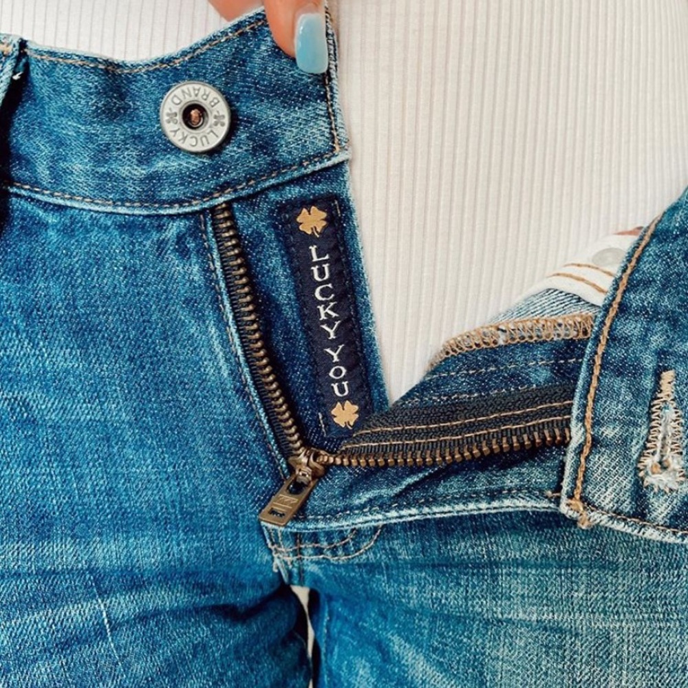 ripped lucky jeans